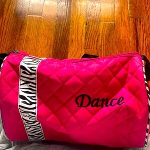 Pink Capezio Dance Duffel Bag